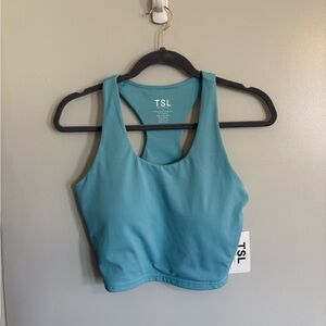 TSL Blue Racerback Sports Bra